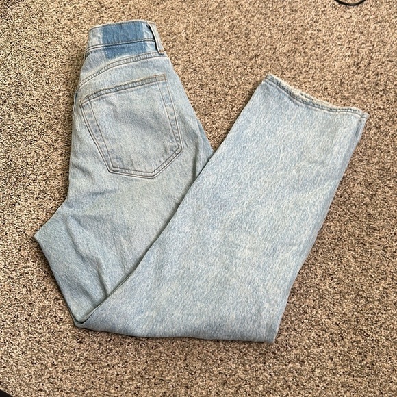 Abercrombie and fitch the 90s straight ultra high rise curve love jean size 28/6 - Picture 12 of 12